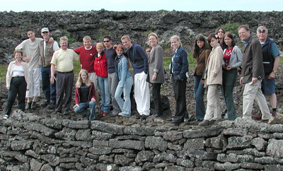 Frá Rótarý sumarbúðum á Íslandi 2003 - Í móttöku Rkl. Hafnarfjarðar