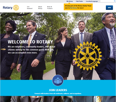 Ný síða Rotary.org