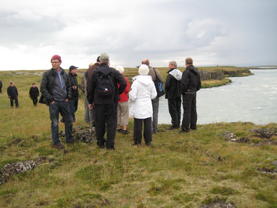 Gengið niður með Ölfusá 21.8.12